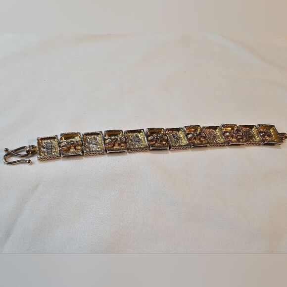 Park Lane Black Enamel Goldtone Matisse Bracelet - Picture 3 of 4